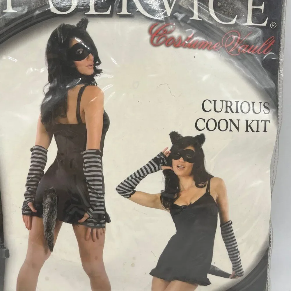 New Lip Service Curious Coon Kit Costume - One Size